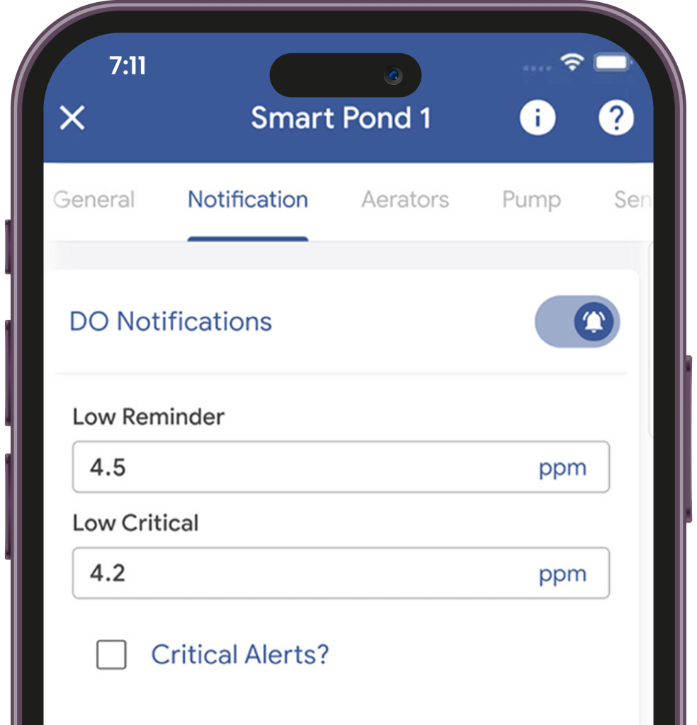 HydroNeo App Features (Half Screen)_Faster Notifications (Smarter Pond)