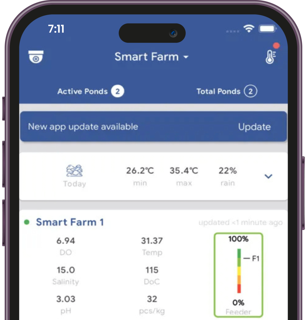 HydroNeo App Features (Half Screen)_Smarter Farm with Real-time Monitoring