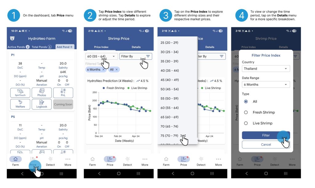 AI Predition Shrimp Market Pricing